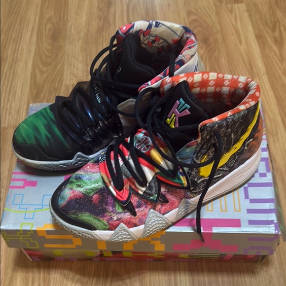 Colorful High-Top Sneakers